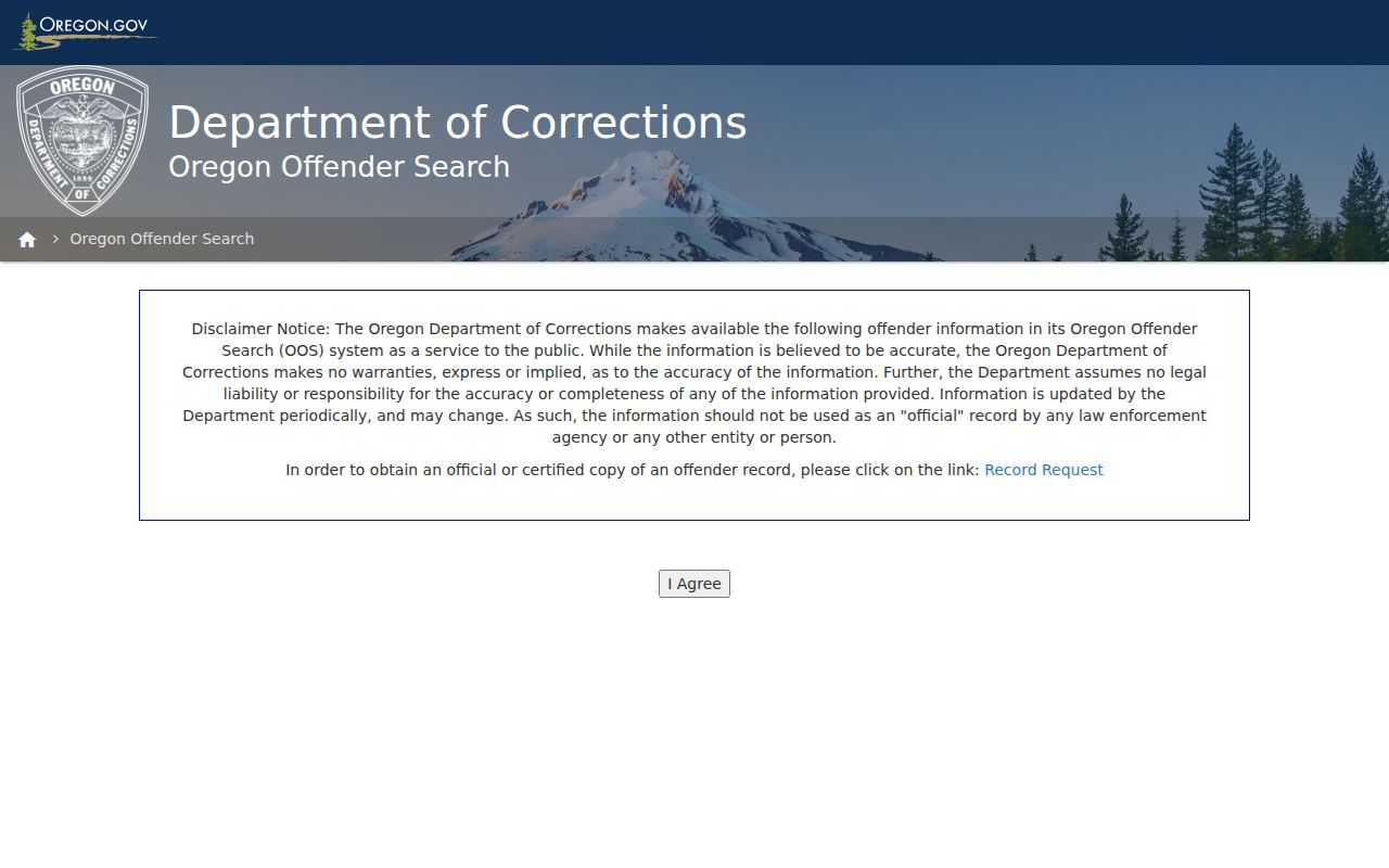 Multnomah County residents directory official Oregon custody information page